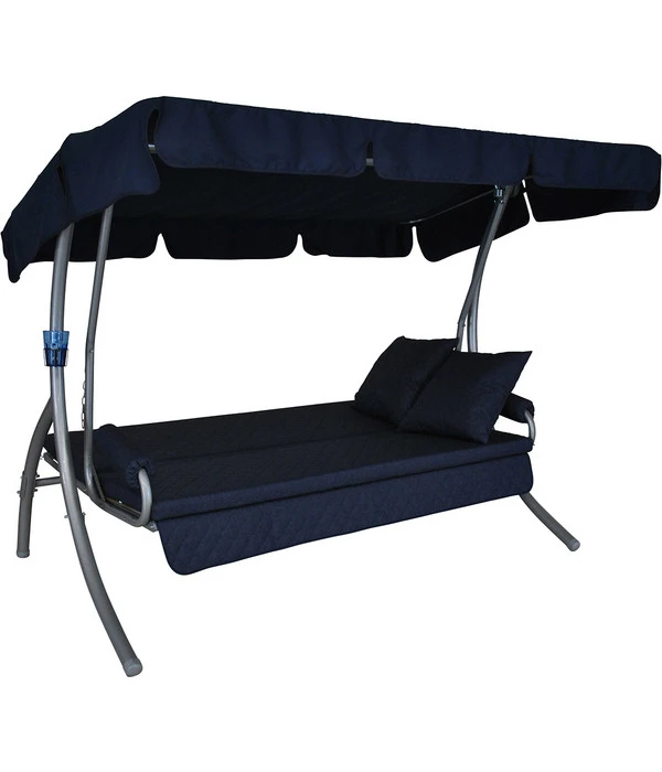 Angerer Hollywoodschaukel Trend Joy Marineblau, 3-Sitzer 2 Angerer Hollywoodschaukel Trend Joy Marineblau, 3-Sitzer – Bild 2