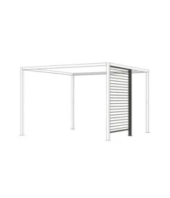 Siena Garden Schattenmanufaktur® Pergola Blende Aluminium, Ca. B160/H210 Cm