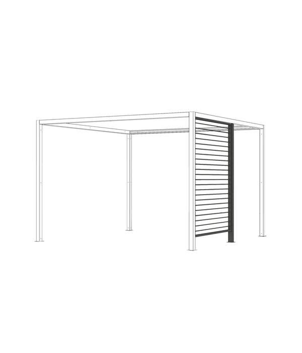 Siena Garden Schattenmanufaktur® Pergola Blende Aluminium, Ca. B160/H210 Cm 1 Siena Garden Schattenmanufaktur® Pergola Blende Aluminium, Ca. B160/H210 Cm