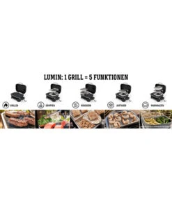Weber Elektrogrill Lumin, Ca. B66/H30,5/T48,5 Cm -Gardena Store 2031391 6691406 WE DE 008 LuminFunktioneBanner