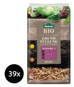 Dehner Bio Hochbeet Grundfüllung, 39 X 50 Liter