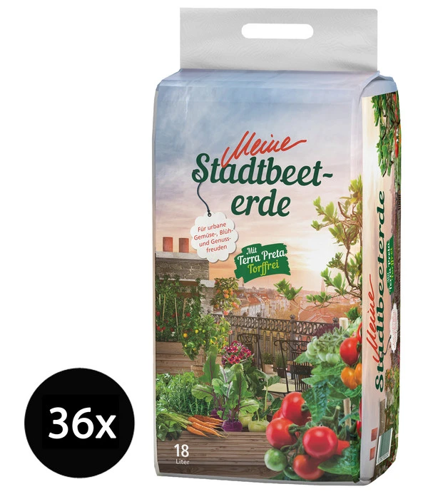 Ziegler Meine Stadtbeeterde Torffrei, 36 X 18 Liter 1 Ziegler Meine Stadtbeeterde Torffrei, 36 X 18 Liter