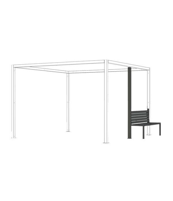 Siena Garden Schattenmanufaktur® Pergola-Zubehör Bank 1 Siena Garden Schattenmanufaktur® Pergola-Zubehör Bank