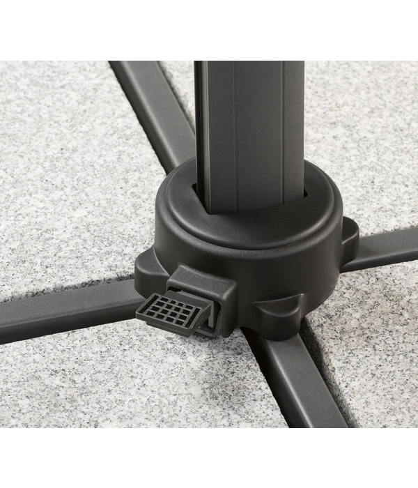 Schneider Ampelschirm Rhodos Twist, Quadratisch, Ca. B300/T300 Cm 4 Schneider Ampelschirm Rhodos Twist, Quadratisch, Ca. B300/T300 Cm – Bild 4