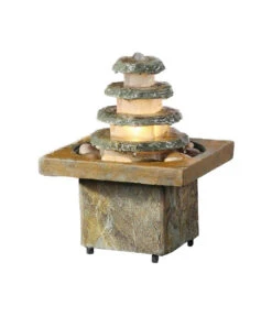 Seliger Zimmerbrunnen Masao, Schiefer