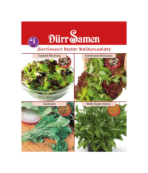 Dürr Samen Sortiment Bester Balkonsalate 1 Dürr Samen Sortiment Bester Balkonsalate