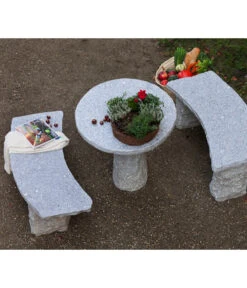 Dehner Granit-Tisch, Rund, Ca. Ø75/H75 Cm -Gardena Store 2741676 WE MO 002 GranitTischrund75cm