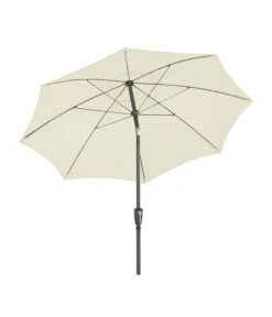 Dehner Sonnenschirm Kos, Rund, Ca. Ø220 Cm -Gardena Store 2750412 WE FS 003 SchirmKosCremeNeu