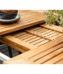 Dehner Teak-Ausziehtisch Colmar, Ca. B152-210/H76/T89 Cm -Gardena Store 2785608 WE DE 002 DehnerTischColmar