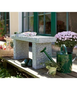 Dehner Granit-Gartenbank, 2-Sitzer -Gardena Store 2789402 WE MO 002 GranitGartenbank