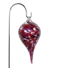 MP Glaszauber Glas-Minizwiebel Mit Stab, Ca. Ø10/H65 Cm