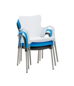 Best Alu-Stapelsessel Maui, 4er Set -Gardena Store 3046851 WE DE 001 4erStapelsesselMauiWeiss