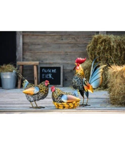 Dehner Metall-Hahn Toni -Gardena Store 3180312 WE MO 002 DehnerMetallDekoHuehnchenEviGartendekoGartenfiguren