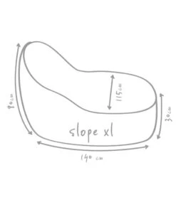 Outbag Outdoor-Sitzsack Slope XL Plus -Gardena Store 3464930 WE DE 002 SlopeXlPlusAnthrazit