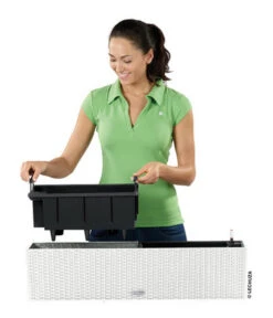 LECHUZA® Kunststoff-Kasten Balconera Cottage, Rechteckig -Gardena Store 3815180 WE FS 005 LECHUZABlumenkastenBalconeraCottage