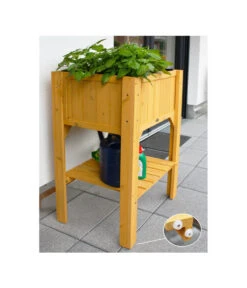 Habau Hochbeet Kompakt Mit Ablage, Ca. B60/H89/T45 Cm -Gardena Store 4031191 WE MO 001 HochbeetKompakt