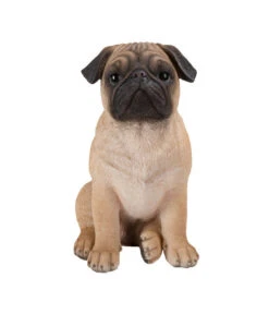 Dehner Polyresin-Mops, 29 X 20,5 X 35 Cm