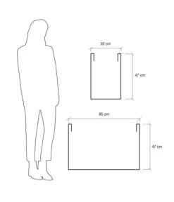 Farmet Kunststoff-Kasten Atlantis Divisorio 6 Farmet Kunststoff-Kasten Atlantis Divisorio -Gardena Store 4186110 WE DE 004 ATLANTISDIVISORIORechteckigerPflanzkuebel80x30x47cmhochSTEINBEIGE