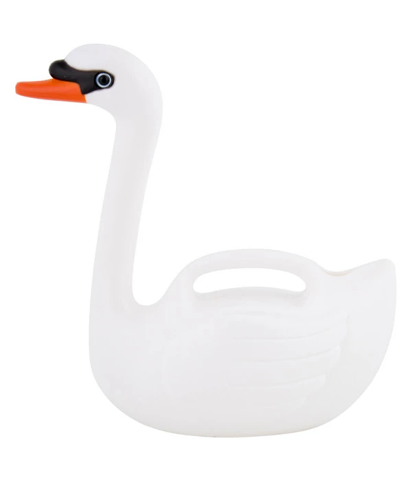 ESSCHERT DESIGN Esschert Kunststoff-Gießkanne Schwan, Weiß, 2 L 1 ESSCHERT DESIGN Esschert Kunststoff-Gießkanne Schwan, Weiß, 2 L