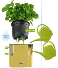 Dehner Kunststoff-Topf Mona, Eckig, Ca. B14/H14/T14 Cm -Gardena Store 4320750 PR FS 001 KunststoffTopfMonaGiessen