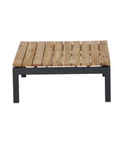 Siena Garden Teak-Loungetisch Alvida, Anthrazit/natur, Ca. B74/H30/T74 Cm -Gardena Store 4330155 WE DE 002 Loungetischalvida