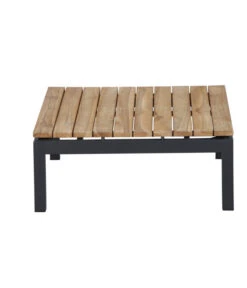 Siena Garden Teak-Loungetisch Alvida, Anthrazit/natur, Ca. B74/H30/T74 Cm -Gardena Store 4330155 WE DE 004 Loungetischalvida