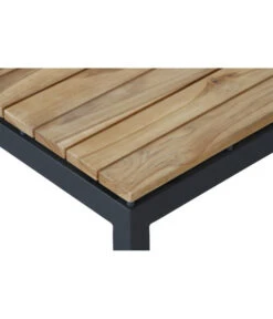 Siena Garden Teak-Loungetisch Alvida, Anthrazit/natur, Ca. B74/H30/T74 Cm -Gardena Store 4330155 WE DE 005 Loungetischalvida