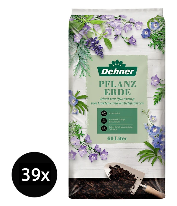 Dehner Pflanzerde, 39 X 60 Liter 1 Dehner Pflanzerde, 39 X 60 Liter