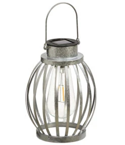 Dehner Solar-Zinkglühbirne Chester, Ca. Ø15,5/H30,5 Cm