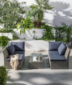 Dehner Geflecht-Lounge Rom, 4-teilig 25 Dehner Geflecht-Lounge Rom, 4-teilig -Gardena Store 4407334 WE MO 003 DehnerGeflechtLoungeRomNEU