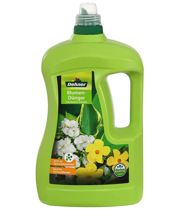 Dehner Blumen-Dünger Mit Guano-Extrakt, Flüssig 1 Dehner Blumen-Dünger Mit Guano-Extrakt, Flüssig