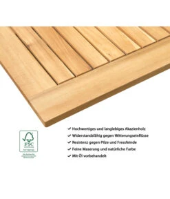 Dehner Balkontisch Macao, Ca. B142/H75/T40 Cm -Gardena Store 4423570 WE IG 001 BeistelltischMacao 1