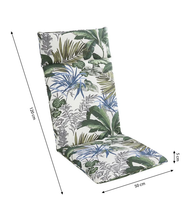 Madison Hochlehnerpolster Maui, Ca. B120/H5/T50 Cm 5 Madison Hochlehnerpolster Maui, Ca. B120/H5/T50 Cm – Bild 5