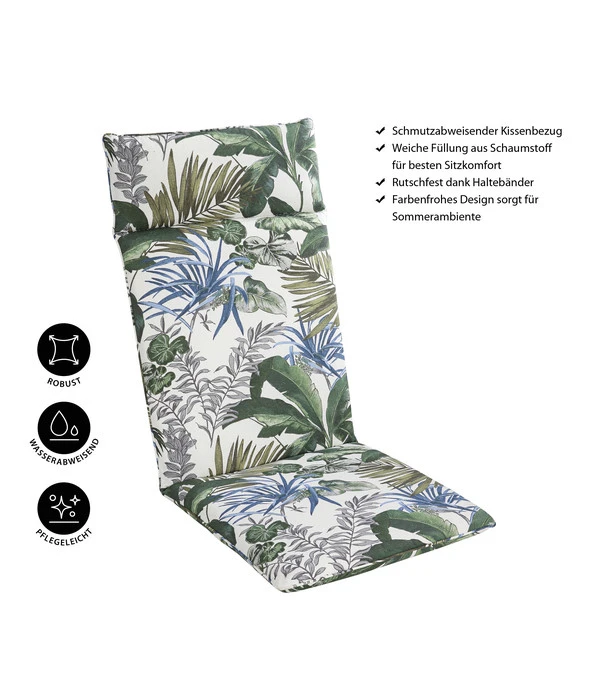 Madison Hochlehnerpolster Maui, Ca. B120/H5/T50 Cm 4 Madison Hochlehnerpolster Maui, Ca. B120/H5/T50 Cm – Bild 4