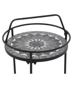 Siena Garden Mosaikbeistelltisch Como, Ca. Ø41/H74 Cm 8 Siena Garden Mosaikbeistelltisch Como, Ca. Ø41/H74 Cm -Gardena Store 4498788 WE DE 001 BeistelltischComo42cm