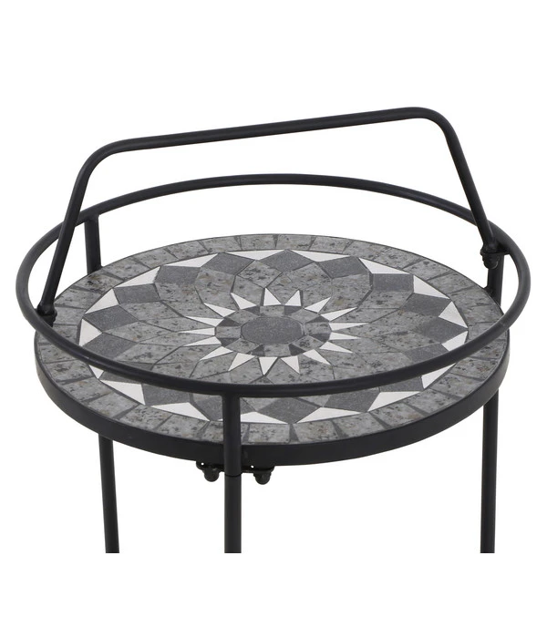 Siena Garden Mosaikbeistelltisch Como, Ca. Ø41/H74 Cm 4 Siena Garden Mosaikbeistelltisch Como, Ca. Ø41/H74 Cm – Bild 4