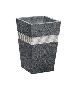 Gardena Store 15 Granit-Pflanztopf, Eckig, Schwarz, 30 X 30 X 49 Cm