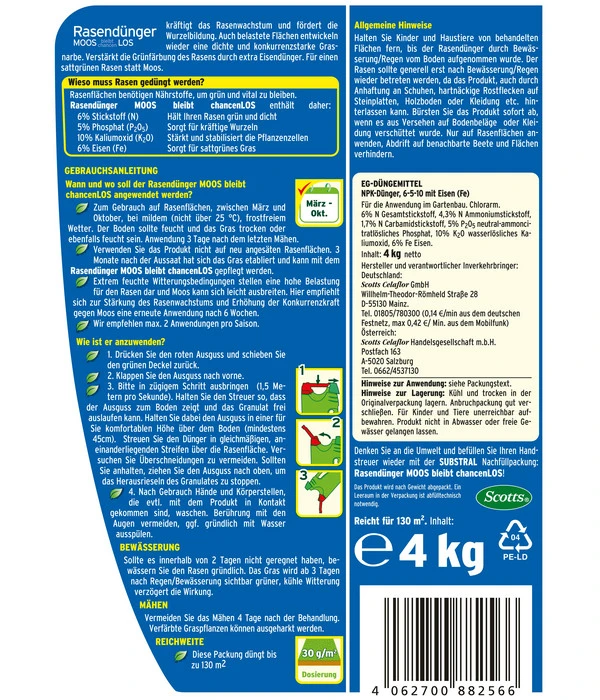 Substral® Rasendünger Mooslos 2 Substral® Rasendünger Mooslos – Bild 2