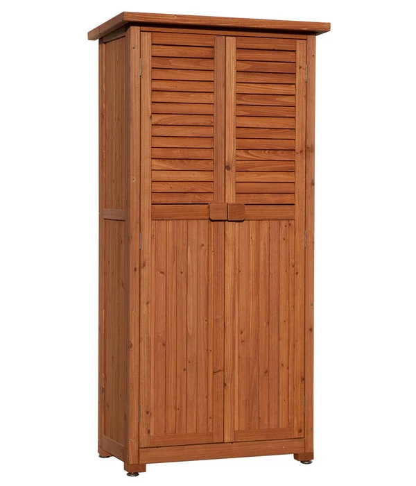 Weka Balkon- Und Terrassenschrank 195 A, Ca. B80/H180/T43 Cm 1 Weka Balkon- Und Terrassenschrank 195 A, Ca. B80/H180/T43 Cm