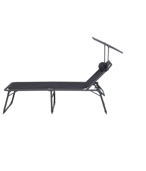 Siena Garden Campingliege Premium, Anthrazit, Ca. B69/H43/T200 Cm 2 Siena Garden Campingliege Premium, Anthrazit, Ca. B69/H43/T200 Cm – Bild 2