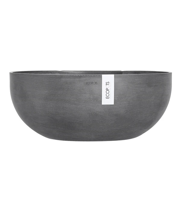 Ecopots Kunststoff-Schale Sofia Wall Mit Wassersystem, Oval, Grau, Ca. B43/H17,5/T25 Cm 1 Ecopots Kunststoff-Schale Sofia Wall Mit Wassersystem, Oval, Grau, Ca. B43/H17,5/T25 Cm
