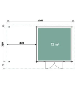 Wolff Finnhaus Gartenhaus Trondheim 70-B, Inkl. Seitendach Links 19 Wolff Finnhaus Gartenhaus Trondheim 70-B, Inkl. Seitendach Links -Gardena Store 6619225 WE BG 001 FinnhausGartenhaus