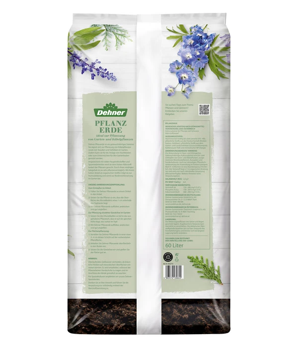 Dehner Pflanzerde, 39 X 60 Liter 2 Dehner Pflanzerde, 39 X 60 Liter – Bild 2