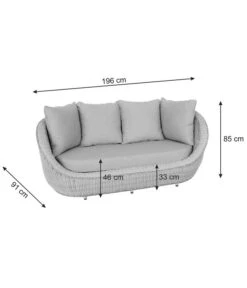 Dehner Lounge Bari, 2-teilig 16 Dehner Lounge Bari, 2-teilig -Gardena Store 6657381 WE BG 001 DehnerLoungeBari