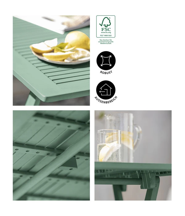 Dehner Klappbank Stavanger, 2-Sitzer 9 Dehner Klappbank Stavanger, 2-Sitzer – Bild 9