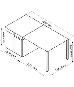 Pergart Metallgerätehaus Basel Inkl. Schleppdach -Gardena Store 6679260 WE BG 001 EPHMetallgeraetehaus