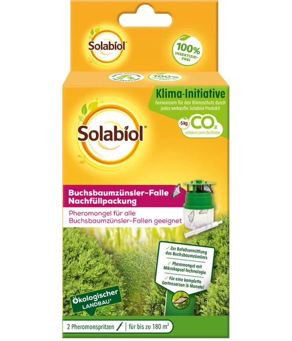 Solabiol Buchsbaumzünsler-Falle Nachfüllpackung, 8 G 1 Solabiol Buchsbaumzünsler-Falle Nachfüllpackung, 8 G