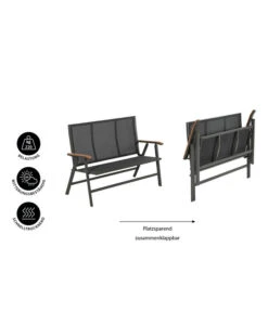 Dehner Klappbank Colmar, 2-Sitzer -Gardena Store 6701692 WE IG 001 DehnerKlappbankColmar2Sitzer