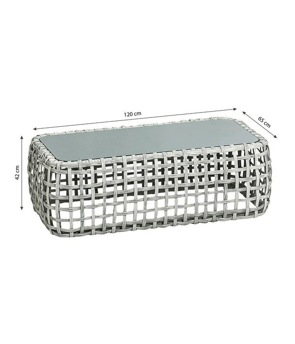 Dehner Flechtlounge Bali, 4-teilig 9 Dehner Flechtlounge Bali, 4-teilig – Bild 9