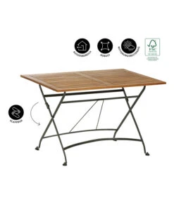 Dehner Klapptisch Tegernsee -Gardena Store 6708184 WE IG 001 KLAPPTITEGERNSEE120X80